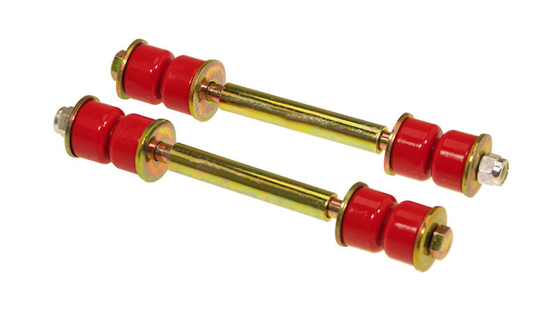 Prothane 19-416 Prothane Universal End Link Set - 5in Mounting Length - Red