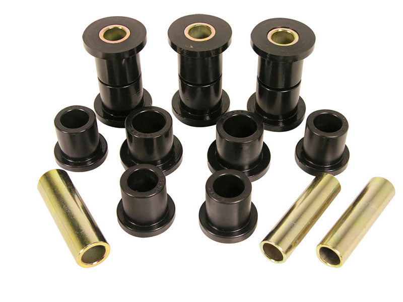 Prothane 6-1008-BL Prothane 66-72 Ford F100 4wd Spring & Shackle Bushings - Black