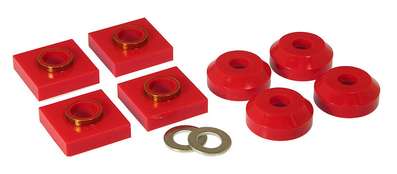 Prothane 6-1601 Prothane 76 & Earlier Ford F150/250 Transfer Case Mounts - Red