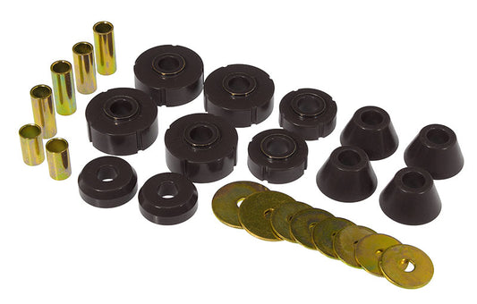Prothane 7-101-BL Prothane 67-72 Chevy C10 Body Mount Kit - Black