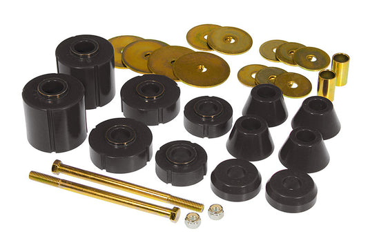Prothane 7-103-BL Prothane 67-72 GM Body Mount 12 Bushing Kit - Black
