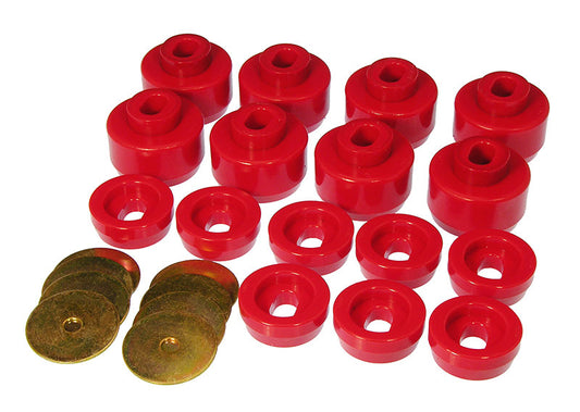 Prothane 7-141 Prothane 99-06 Chevy Silverado 2/4wd Body Mounts - Red