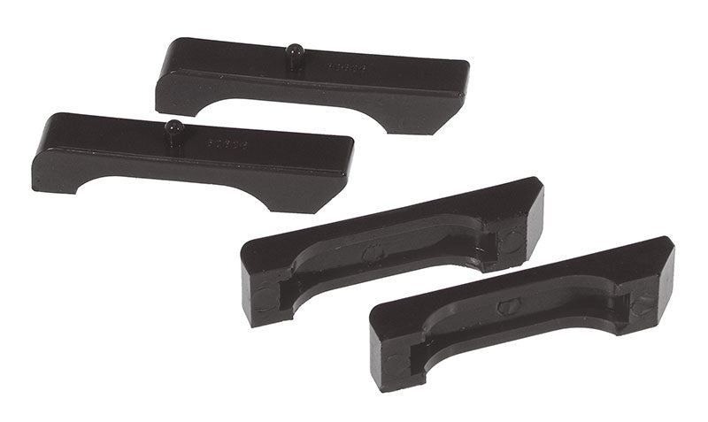 Prothane 7-1711-BL Prothane 68-87 GM Small Block Radiator Insolators - Black