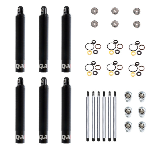 QA1 8Q4-DRY-6PK 8Q Series Small Body Dry Shock Six Pack Twin Tube 4in. Stroke Dry Linear