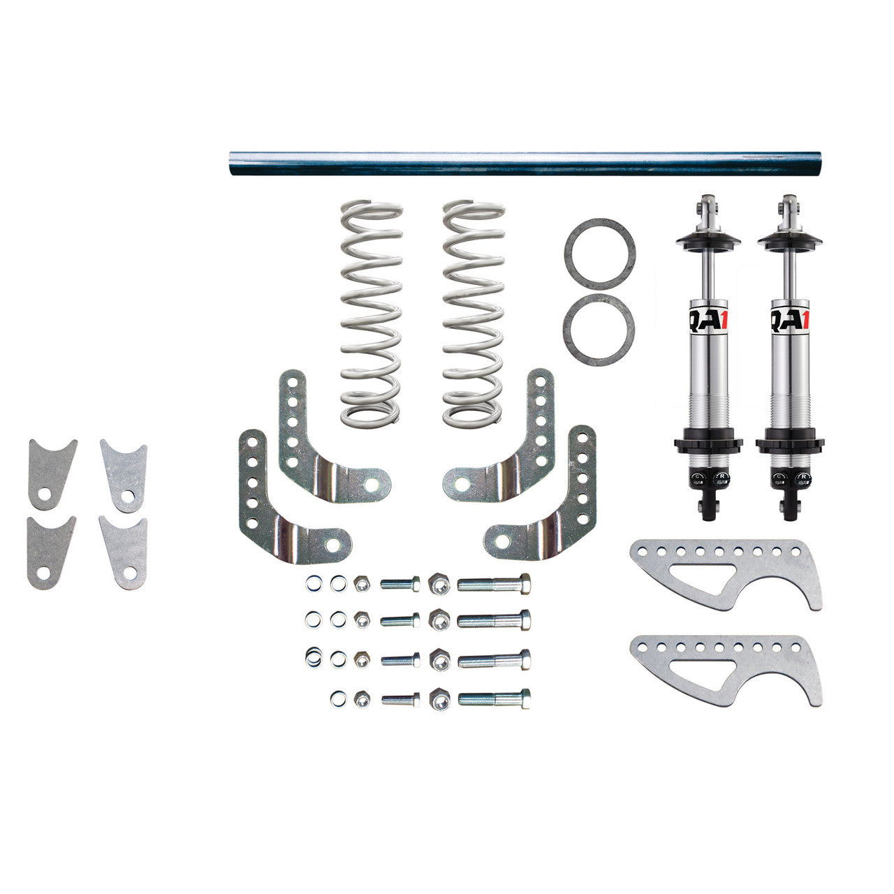QA1 DD501-1101 Pro Rear Weld-In Coilover Kit Double Adjustable Shock 110lb/in. Spring for 3.25in. Axle Tube