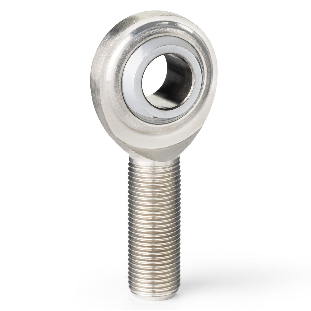 QA1 GML5T G Series 2 Piece Stainless Rod End 5/16in. Bore 5/16in.-24 LH Male Thread PTFE Lined
