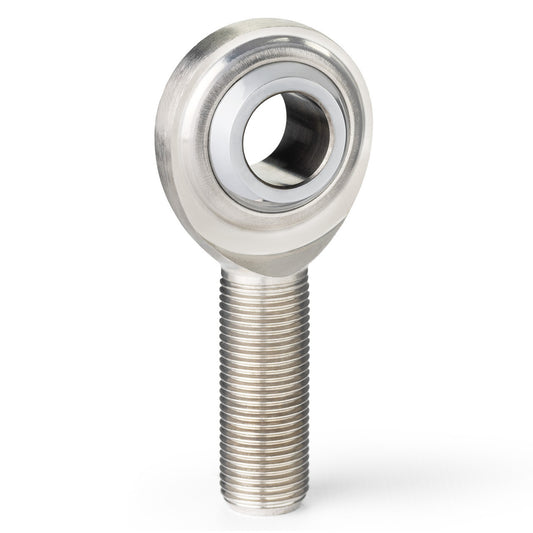 QA1 GML5T G Series 2 Piece Stainless Rod End 5/16in. Bore 5/16in.-24 LH Male Thread PTFE Lined
