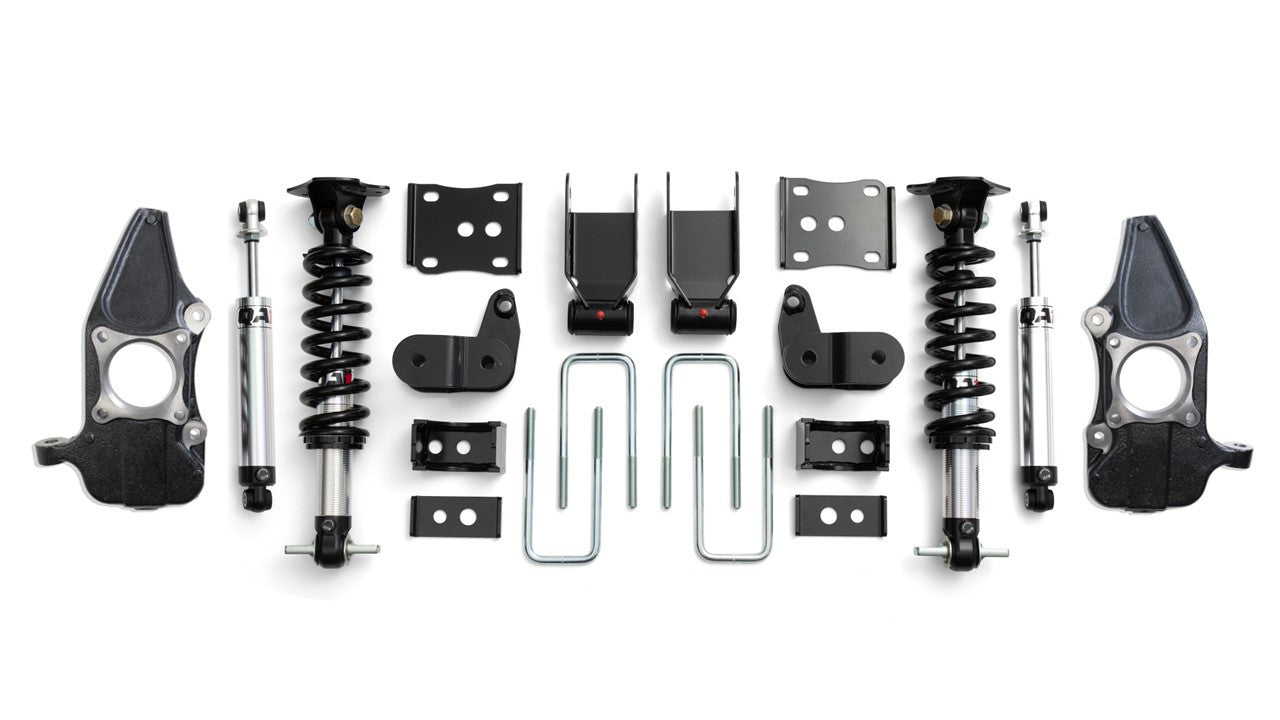 QA1 LK11-FF02 3/5 Lowering Kit 15-20 F150 4WD W/Spindles Single Adjustable