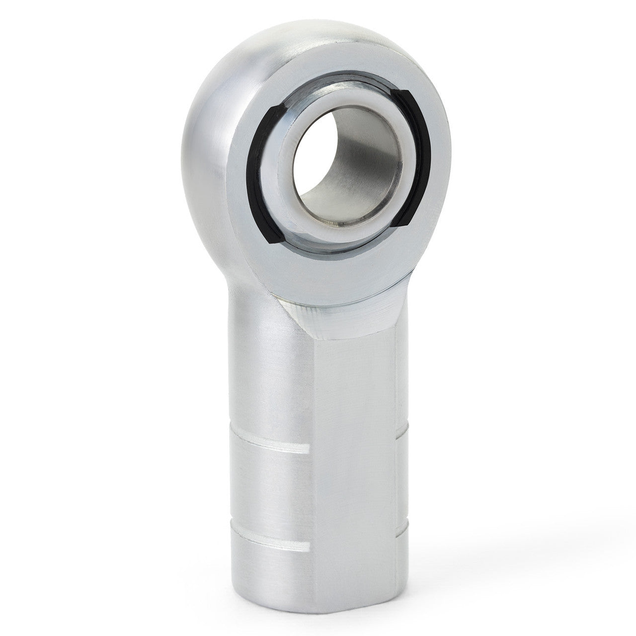 QA1 MXFL8 MX Series Alloy Loader Slot Rod End 8mm Bore M8X1.25 LH Female Thread PTFE Lined