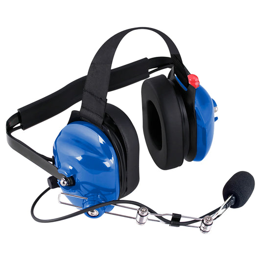 Rugged Radios H42-LTBLUE H2 BEHIND THE HEAD (BTH) HEADSET FOR 2-WAY RADIOS (LT. BLUE)