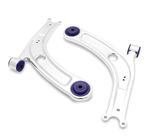 SuperPro Alloy Front Lower Control Arm Set (Additional Positive Caster &amp; Negative Camber)