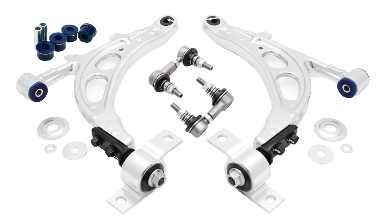 SuperPro Alloy Front Lower Control Arm Set - GC &amp; GD Impreza, WRX, &amp; STI