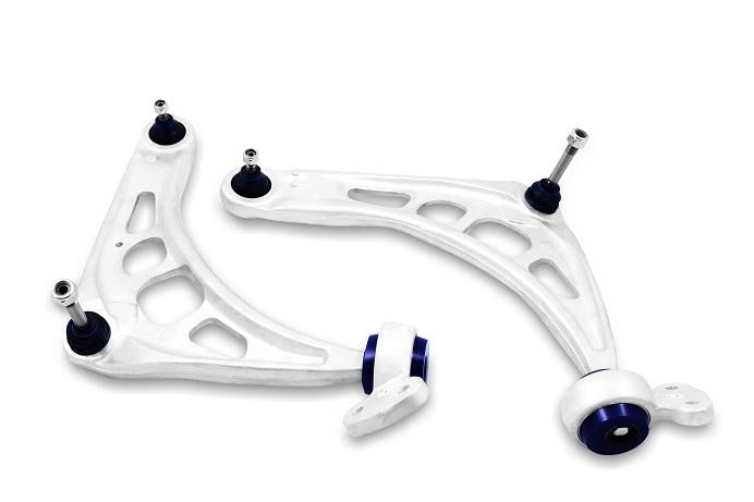 Front Lower Control Arm Set w/ SuperPro Bushings - Add'l Postive Caster (BMW E36, E85, E86)