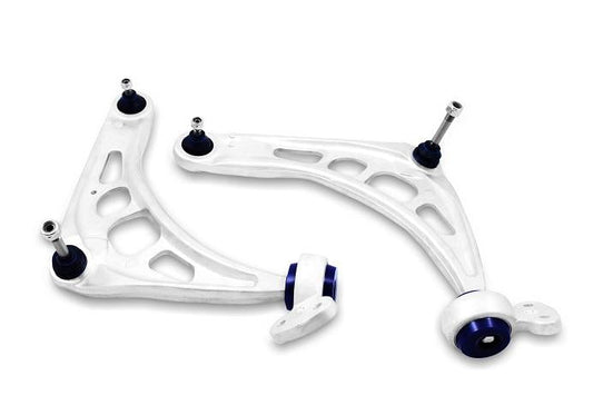 Front Lower Control Arm Set w/ SuperPro Bushings - Add'l Postive Caster (BMW E36, E85, E86)