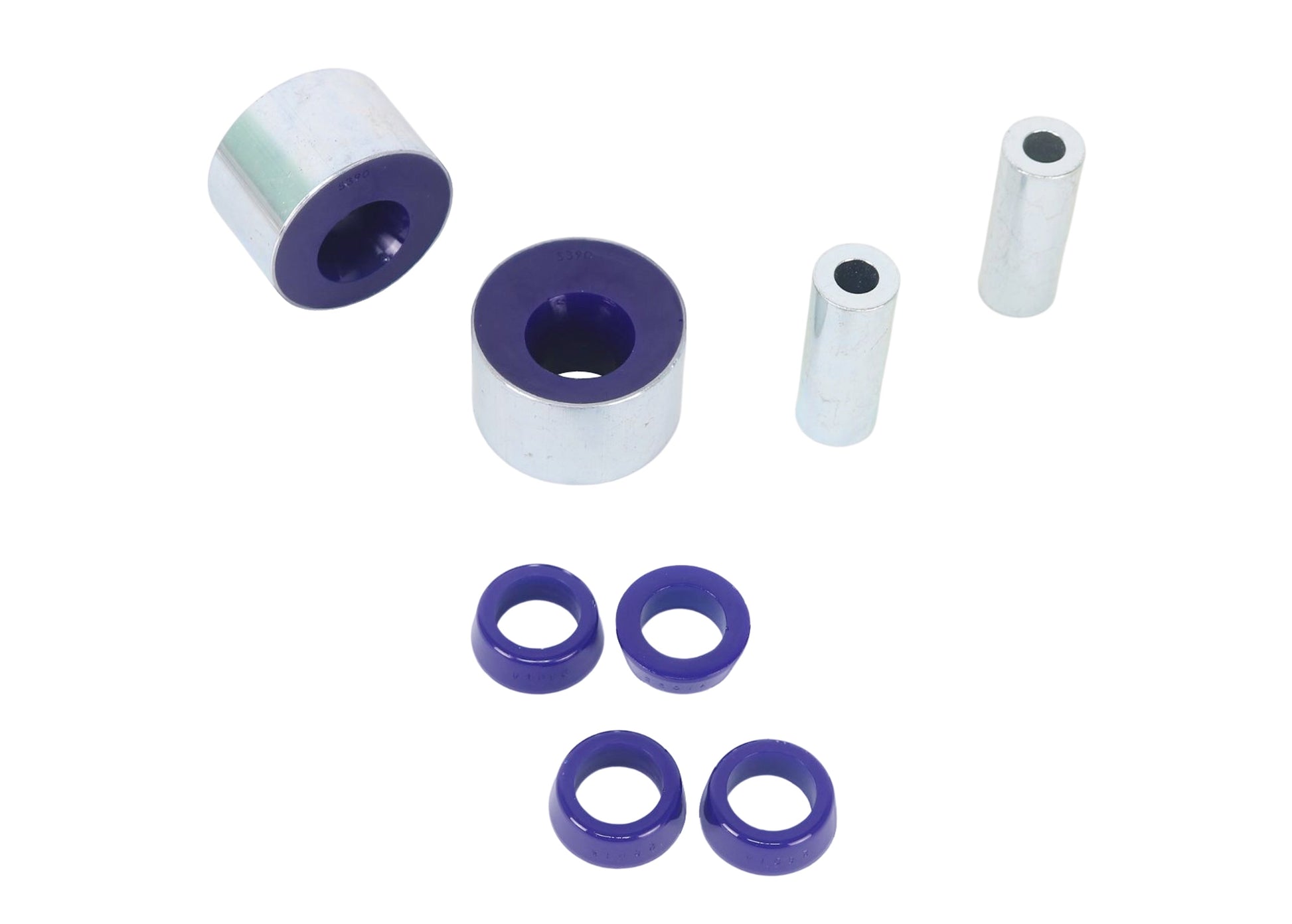 Front Lower Control Arm Inner Rear Bushing Kit - Double Offset (+Caster)