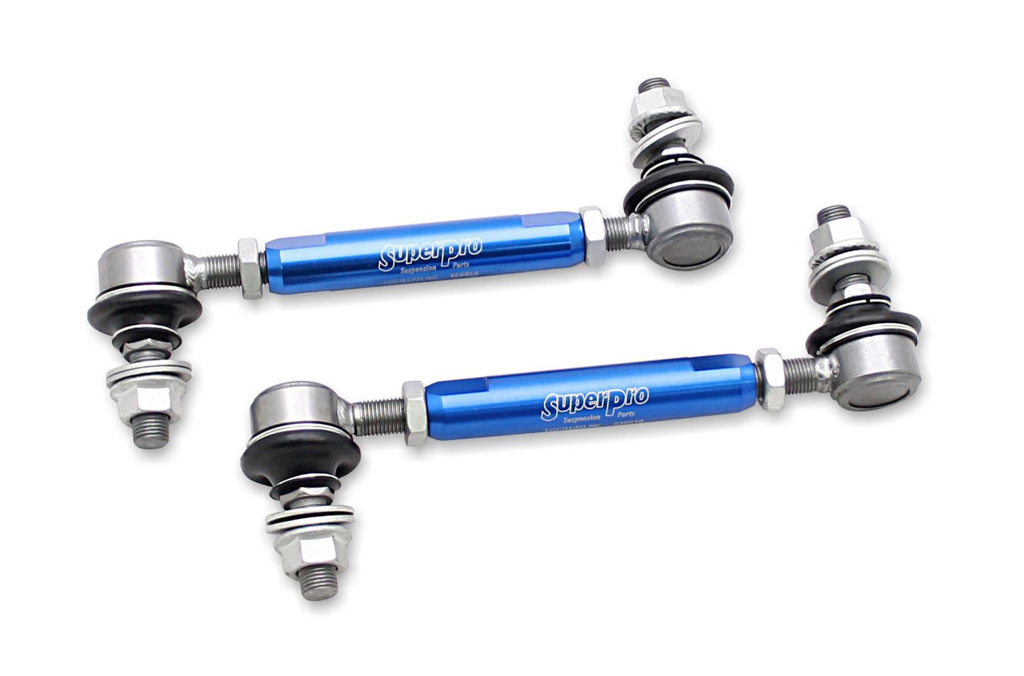 Rear Sway Bar Link Kit - Heavy Duty Adjustable (160mm-205mm Length, 10mm Studs)