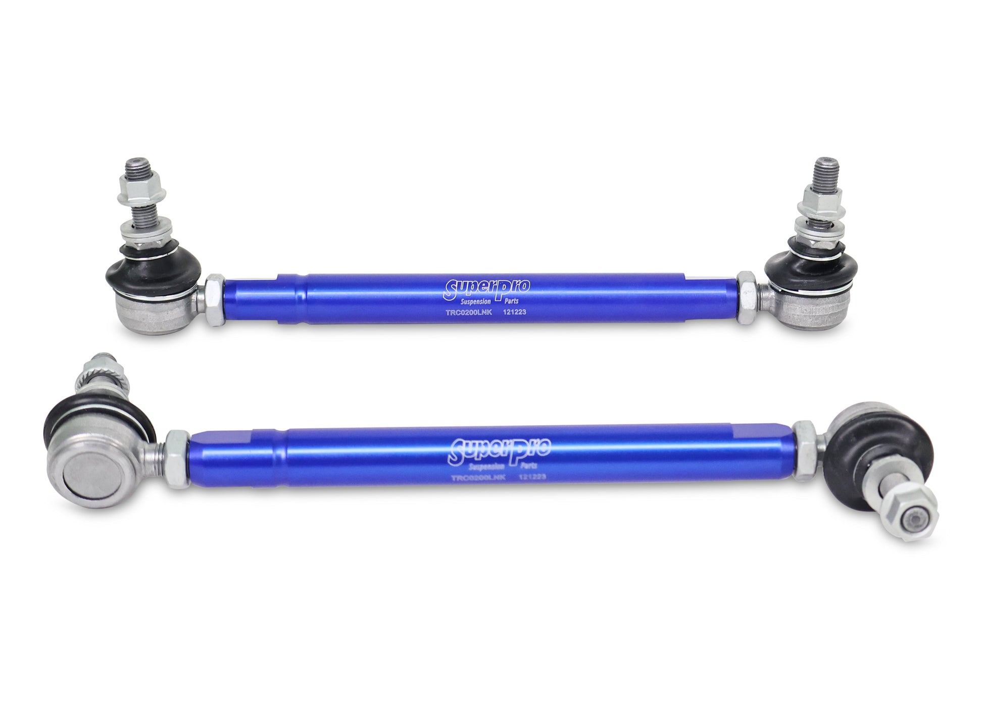 Front Sway Bar Link Kit - Heavy Duty Adjustable (254mm-305mm Length, 10mm Studs)