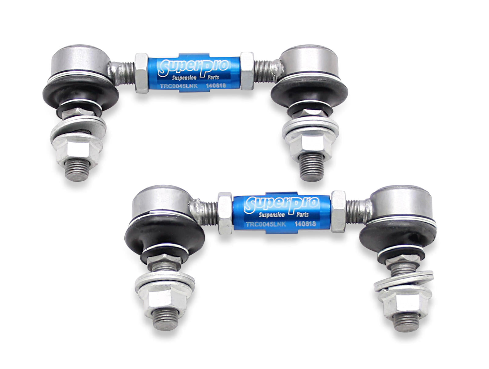 Rear Sway Bar Link Kit - Heavy Duty Adjustable (100mm-120mm Length, 12mm Studs)