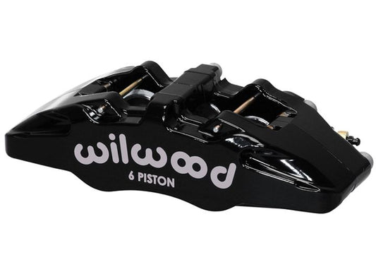 Wilwood Caliper-Forged Dynapro 6 5.25in Mount-Anodized-R/H 1.62/1.38in/1.38in Pistons .81in Disc