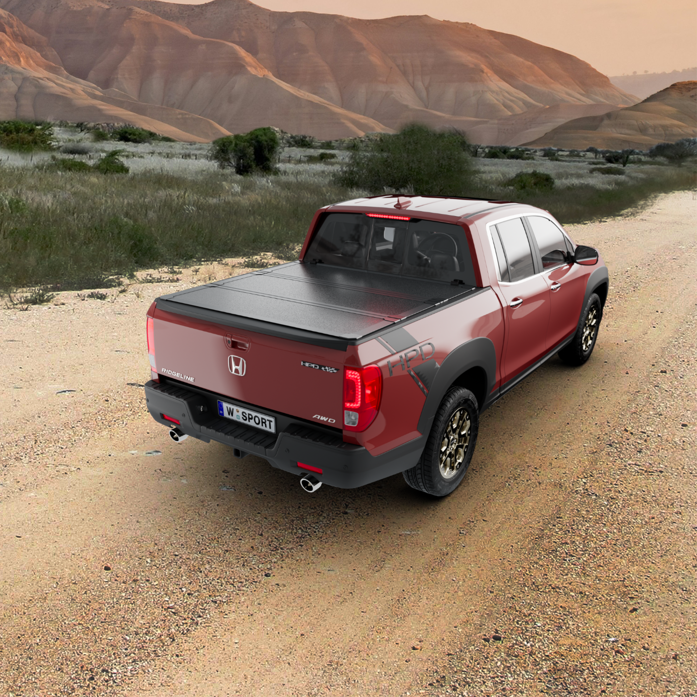 Worksport 4741251 Tonneau Cover for Select Honda Ridgelines with 5' Beds