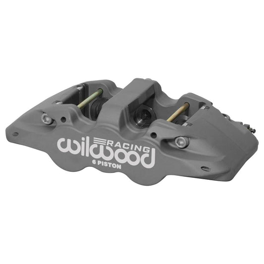Wilwood 120-15768 Wilwood Caliper-Aero6-R/H - Type III Ano 1.62/1.12/1.12in Pistons 1.25in Disc