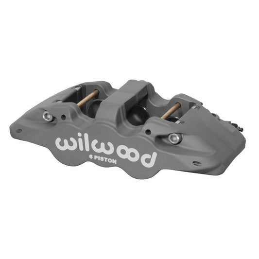 Wilwood 120-15893 Wilwood Caliper-Aero6-R/H - Black Anodize (.80 Thk Pad) 1.75/1.38/1.38in Pistons .810in Disc