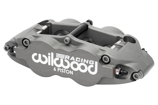 Wilwood 120-17508 Wilwood Caliper Forged Narrow Superlite 6R L/H 1.62in/1.12in/1.12in Pistons .38in Rotor - Anodized