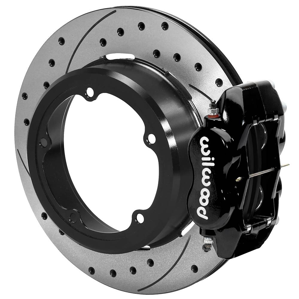 Wilwood 140-12420 Wilwood Forged Dynalite P/S Park Brake Kit Strange Eng Floater 3.49in Offset