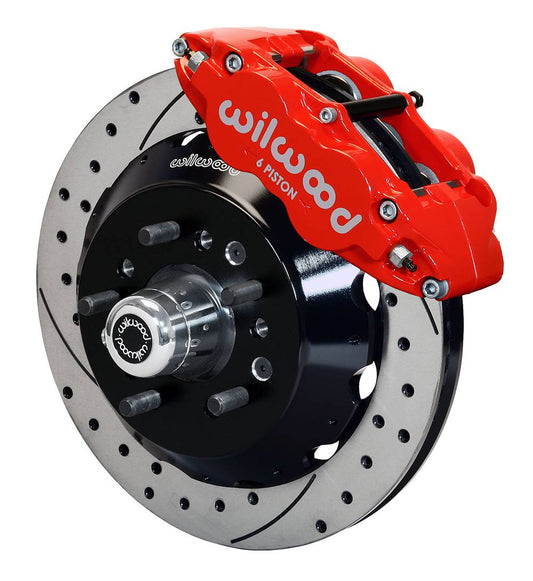 Wilwood 140-13224 Wilwood Narrow Superlite 6R Front Hub Kit 12.88in TCI-IFS 71-78 (Pinto Based)