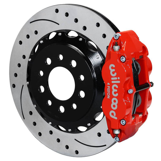 Wilwood 140-13648 Wilwood Narrow Superlite 4R Rear Kit 14.00in Morrison Multilink IRS (2010-15 Camaro Based)