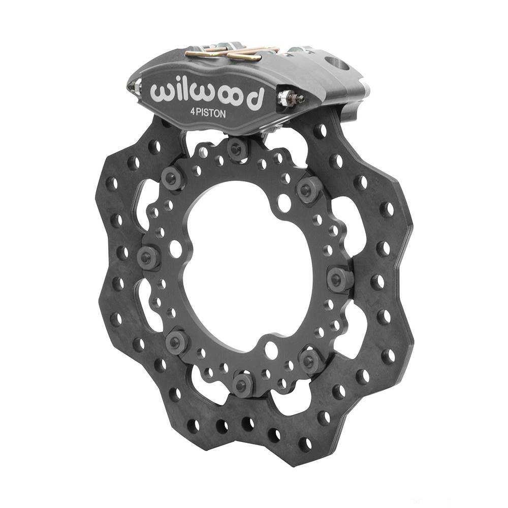 Wilwood 140-14342 Wilwood Powerlite- Front Kit 11.75in Dirt Modified 11.75in Scalloped Steel Rotor