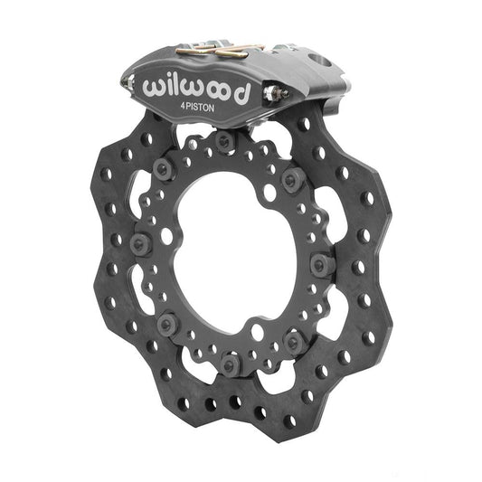 Wilwood 140-14342 Wilwood Powerlite- Front Kit 11.75in Dirt Modified 11.75in Scalloped Steel Rotor