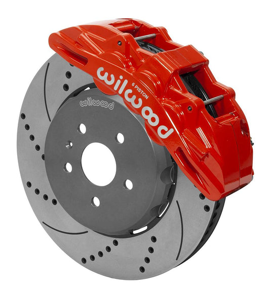 Wilwood 140-15441 Wilwood SX6R Front Brake Kit 15in Lug Drive Rotor w/ Lines 16-19 Chevrolet Camaro