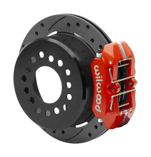 Wilwood 140-15603 Wilwood Small Ford 11 in. Forged Dynapro Low-Profile Dust Seal Rear Parking Brake Kit