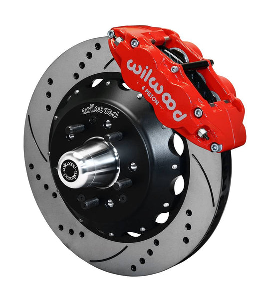 Wilwood 140-15911 Wilwood Narrow Superlite 6R Front Big Brake Kit 14.00in GT competition Series Rotor - Black