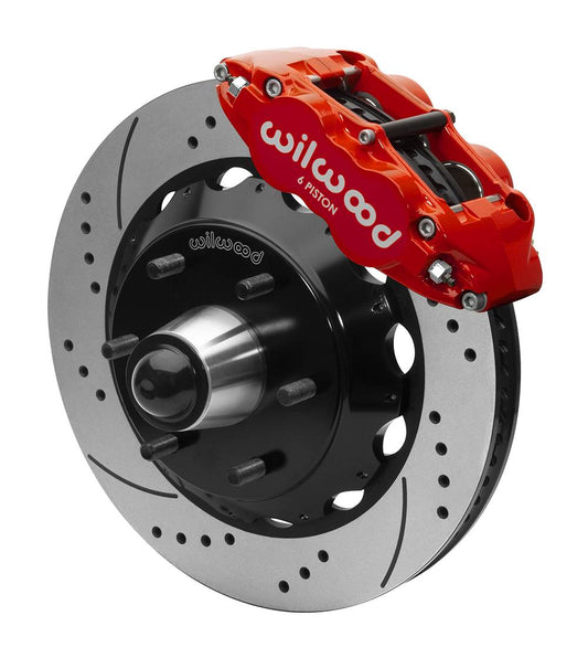 Wilwood 140-15946 Wilwood FNSL6R Front Kit WWE 63-87 C10 Iron Pro