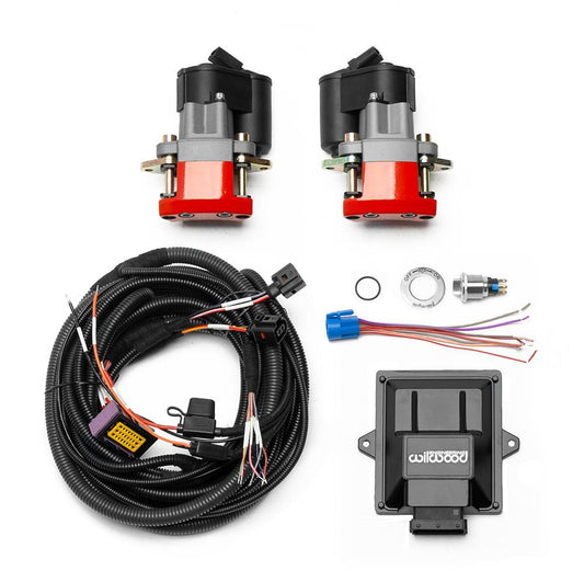 Wilwood 140-15979-BK Wilwood Electronic Parking Brake Rear Retrofit Brake Kit - Black Powder Coat Caliper