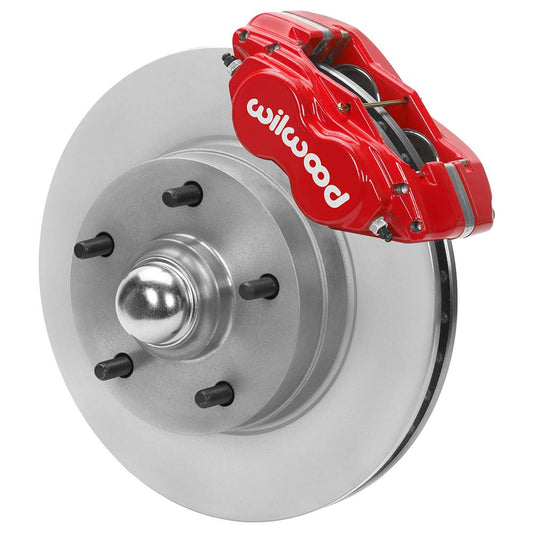 Wilwood 140-15980 Wilwood 70-81 FBody/75-79 A&XBody Dynalite Frt Brk Kit 11in Rtr Blk Calipers Use w/ Pro Drop Spindle