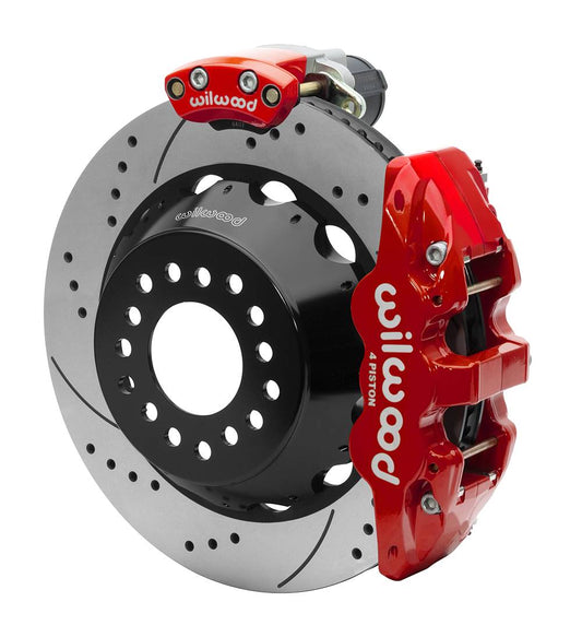 Wilwood 140-16167 Wilwood EPB Rear Kit AERO4 12 Bolt 2.75 OffSet