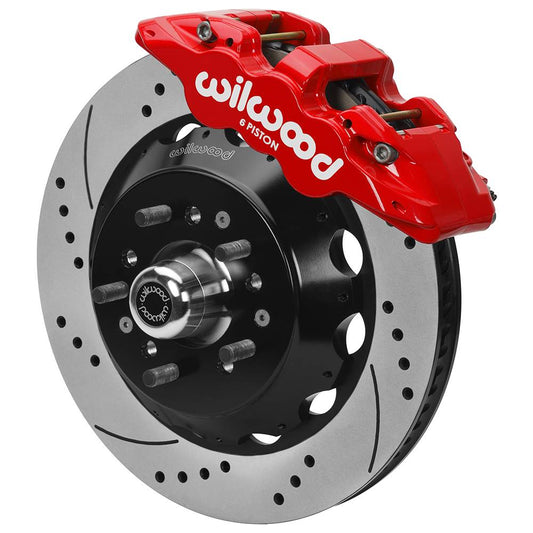 Wilwood 140-16209 Wilwood AERO6 Front Kit AFX Pro Spindle 14