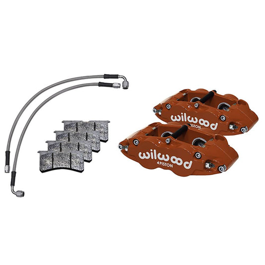 Wilwood 140-16677 Wilwood 84-89 Porsche 911 Front Superlite Caliper Kit 3.5in MT - Black