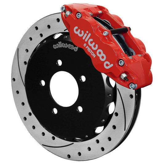 Wilwood 140-16847 Wilwood 13-24 Honda Civic OEM 57mm Forged Narrow Superlite 6R Big Brake Front Brake Kit