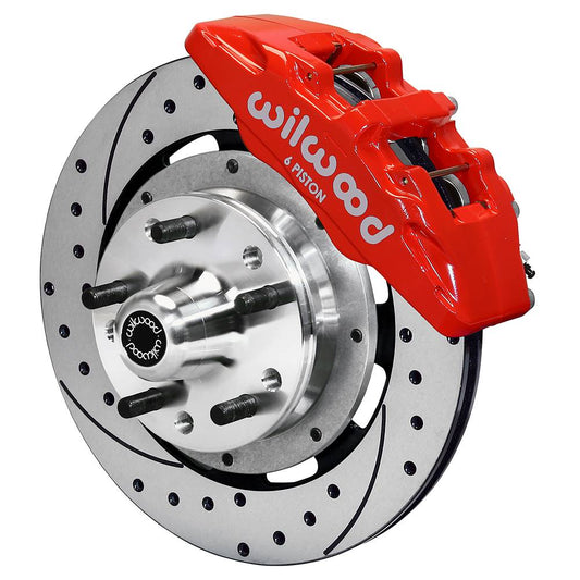 Wilwood 140-17321 Wilwood 97-93 Mopar A/B/E/F/J Body Dynapro 12.19x0.81 Six Piston Front BBK - Black