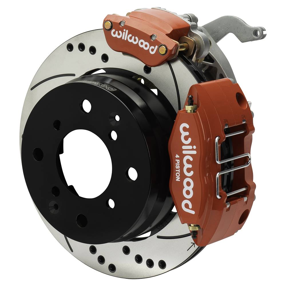 Wilwood 140-17475 Wilwood 70-76 Porsche 914 Rear Powerlite Brake Kit Plain Face - Black