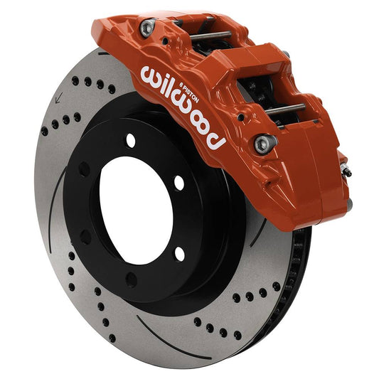 Wilwood 140-17528 Wilwood - 2022 Toyota Tundra/LC300 Aero6-DM Front Brake Kit 13.56 Rotor W/Lines
