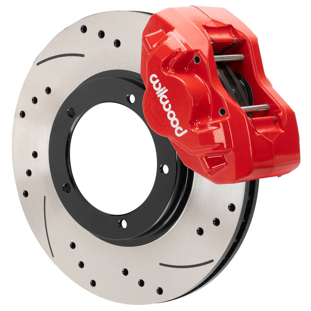 Wilwood 140-17654 Wilwood 84-89 Porsche 911 D45 11.10in. Front Brake Kit w/ Flex Lines - Black