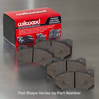 Wilwood 150-45-6617K Wilwood BP-45 .670 Thick Axle Set High-Temperature Racing Pads