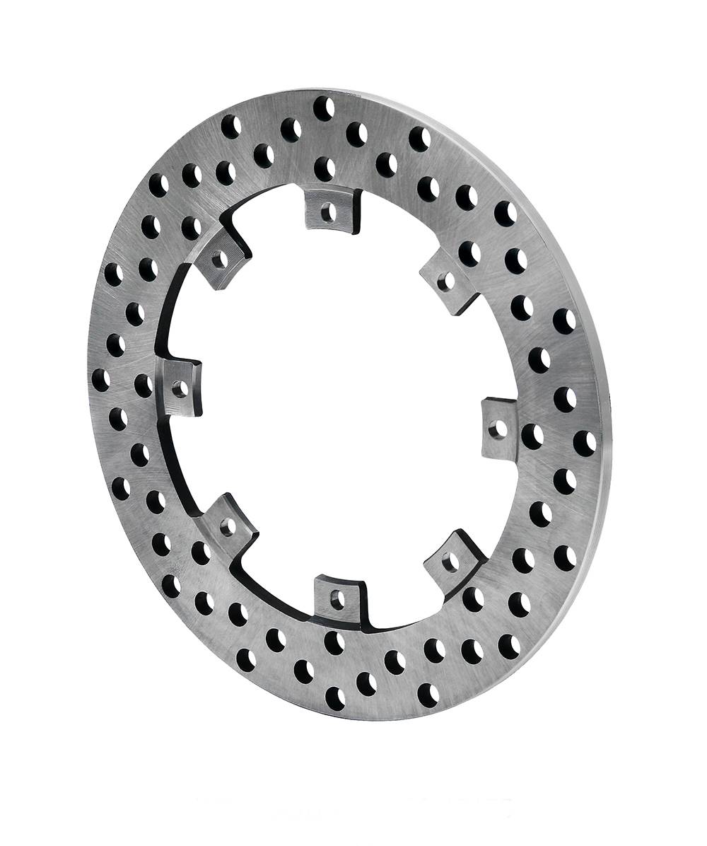 Wilwood 160-12155 Wilwood Rotor-SuperAlloy-Rear Drag-Drilled 11.44 x .350 - 8 on 7.00in