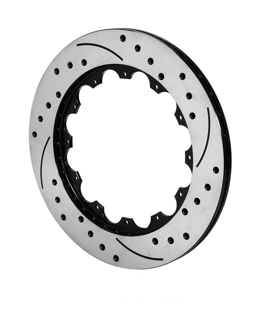 Wilwood 160-12886-BK ROTOR-SRP36 IRON-LH-BLK-DRILL