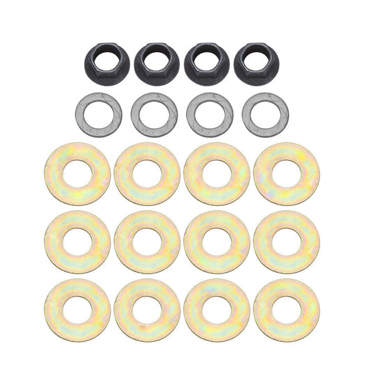 Wilwood 230-17762 Wilwood Bolt Kit - 3/8-24 - 4 Pack (Nut, Washer, Shims)